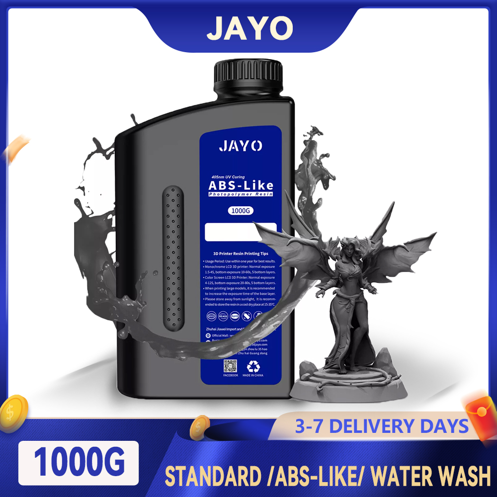 3D Printing Uv Resin - JAYO Standard/ABS-ähnliches/Wasserwäsche-3D-Druckerharz 395 bis 405 nm