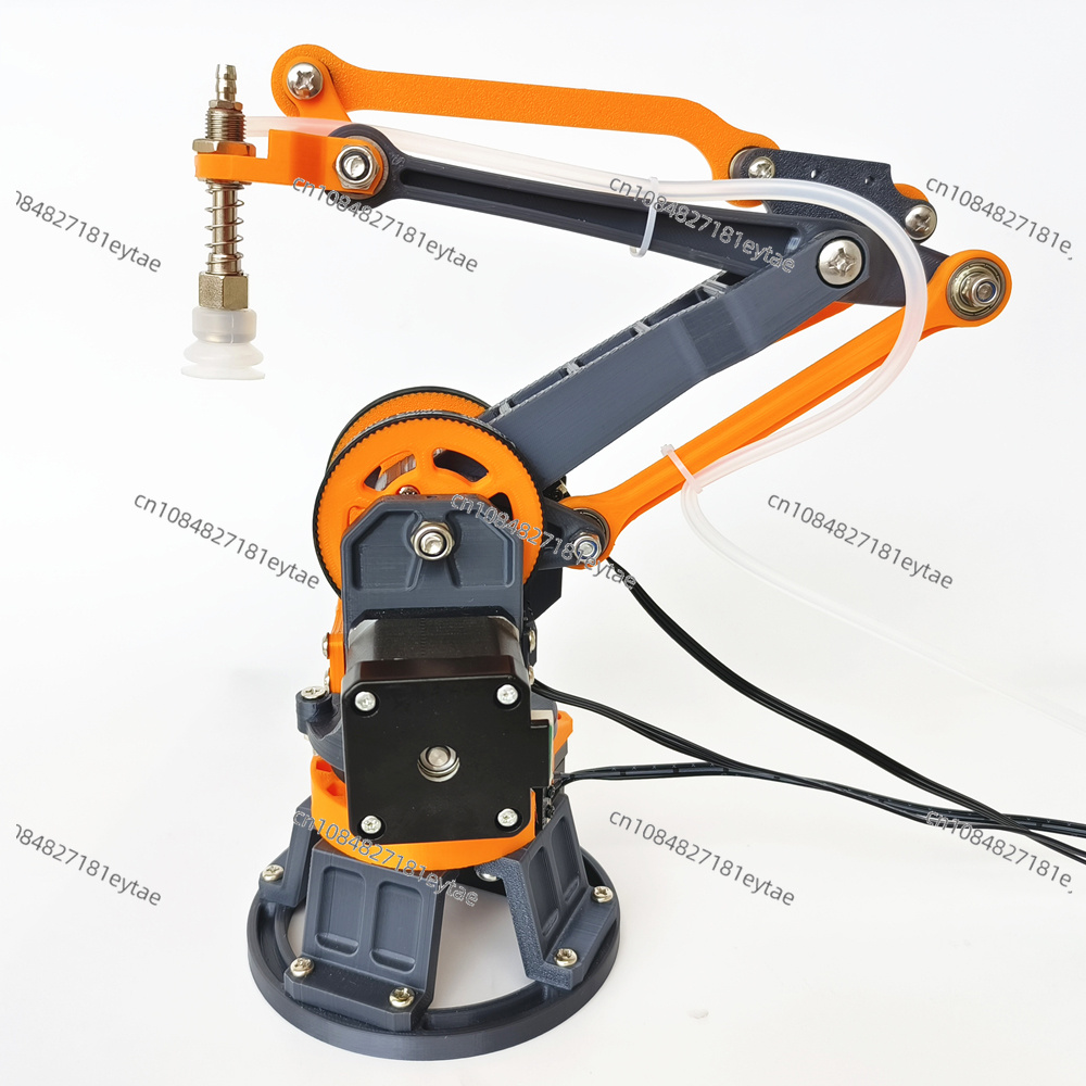 3D Printing Robot Arm - Desktop-Roboterarm aus Aluminiumlegierung mit Steuerungsgurt, Saugnapf