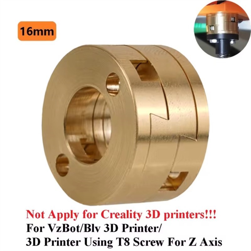 Z Axis Stabilizer 3D - T8 Z-Achsen-Leitspindel-Kit mit Oldham-Messingkupplung & Z-Stabilisator