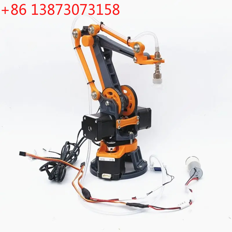 3D Printing Robot Arm - 4-Achsen-Schrittmotor-Roboterarm, hochpräziser 3D-Druckarm für Arduino CNC-Treiber,