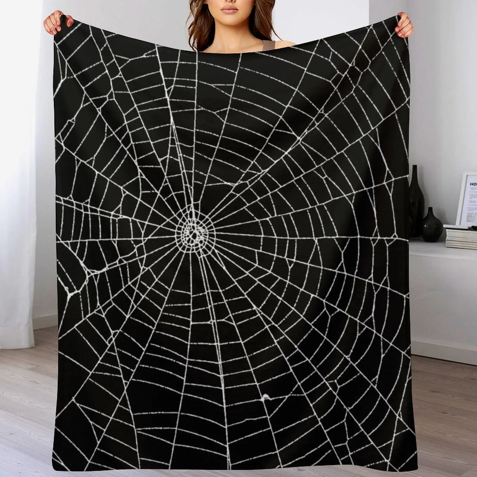 3D Printing Web - Spider Spider Web Überwurfdecke, modernes Design,