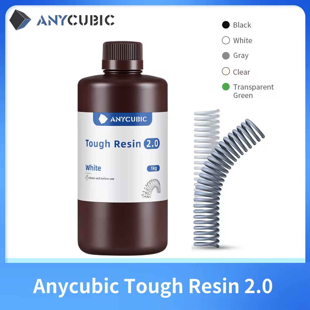 3D Printing Uv Resin - Anycubic Flexibles robustes Harz 2.0 LCD