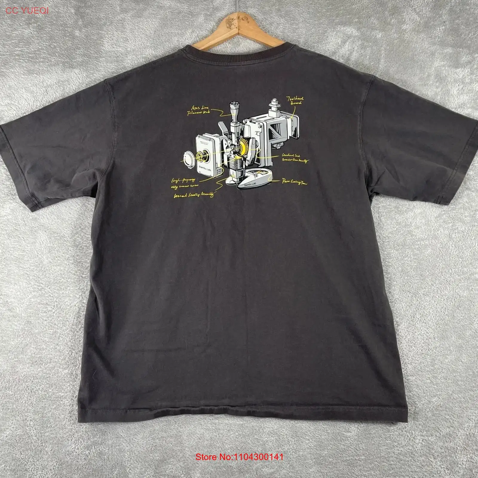 3D Printing Diagram - Bambu Lab 3D-Drucker T-Shirt Herren 2XL