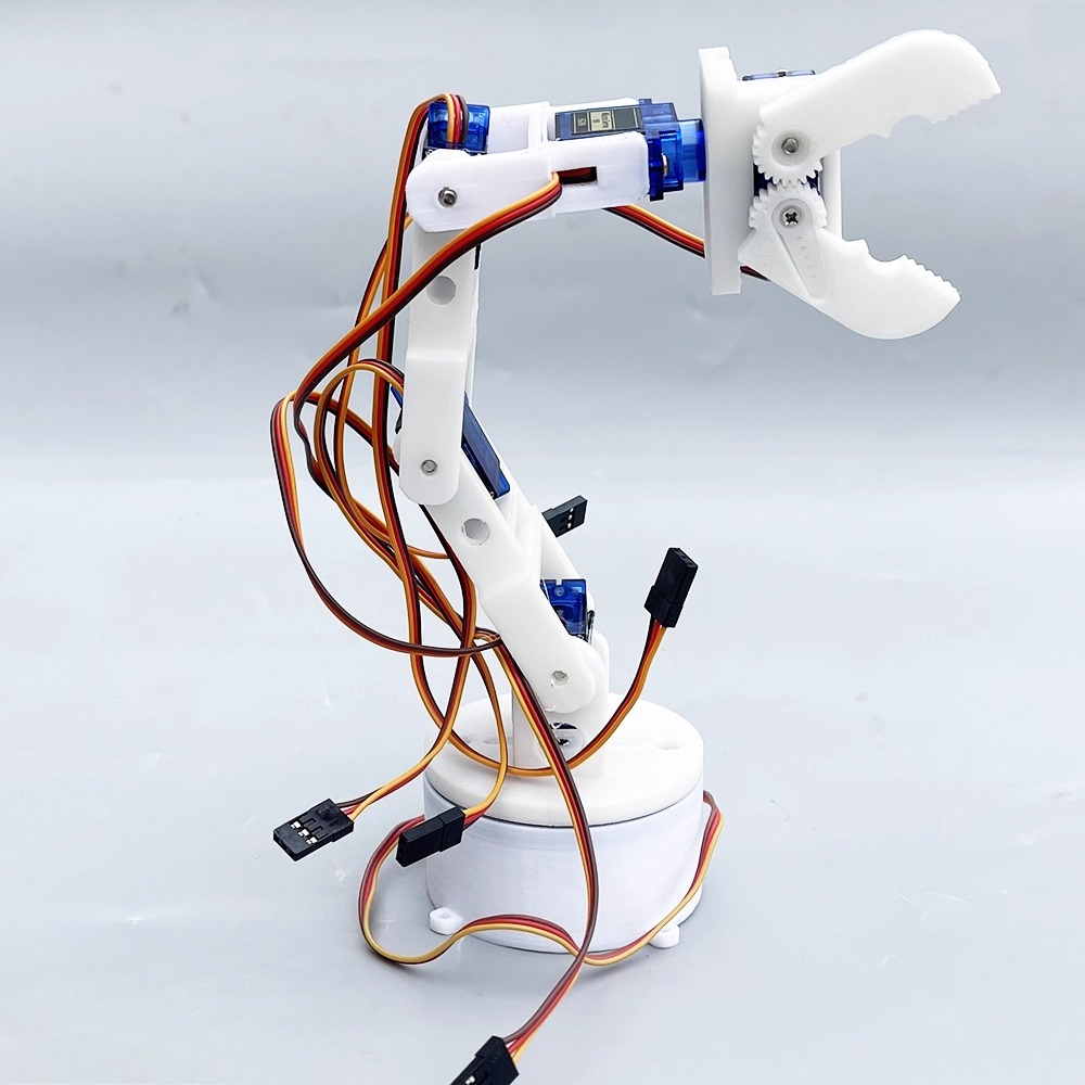 3D-gedruckter weißer sechsachs – 3D Printing Robot Arm Bewertung und Preis