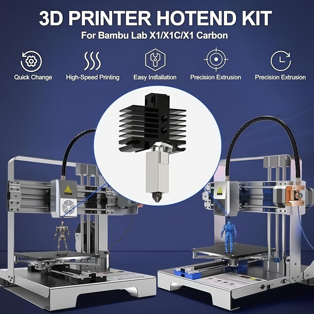 Für Bamboo X1/X1C Hotend-Kit,  – Nozzle 0.4Mm Hardened Bewertung und Preis
