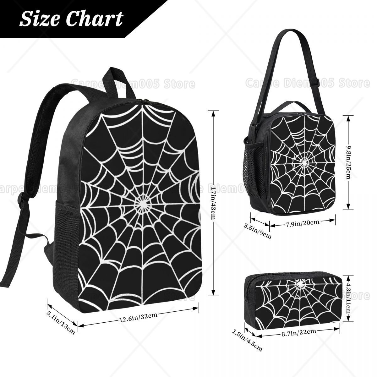 Black Web Spider Prints Rucksa – 3D Printing Web Bewertung und Preis