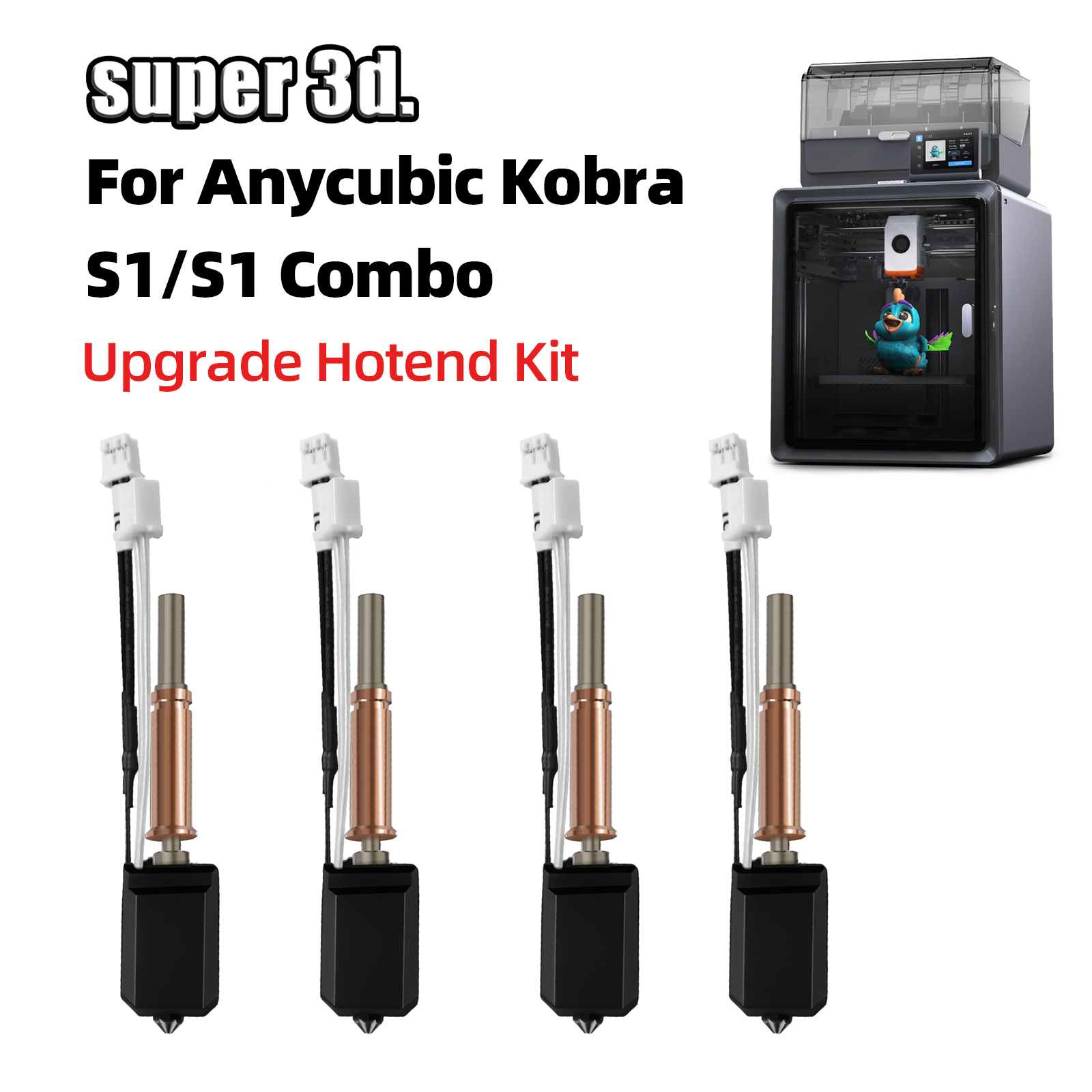 Für Anycubic Kobra S1 Hotend K – Nozzle 0.4Mm Hardened Bewertung und Preis