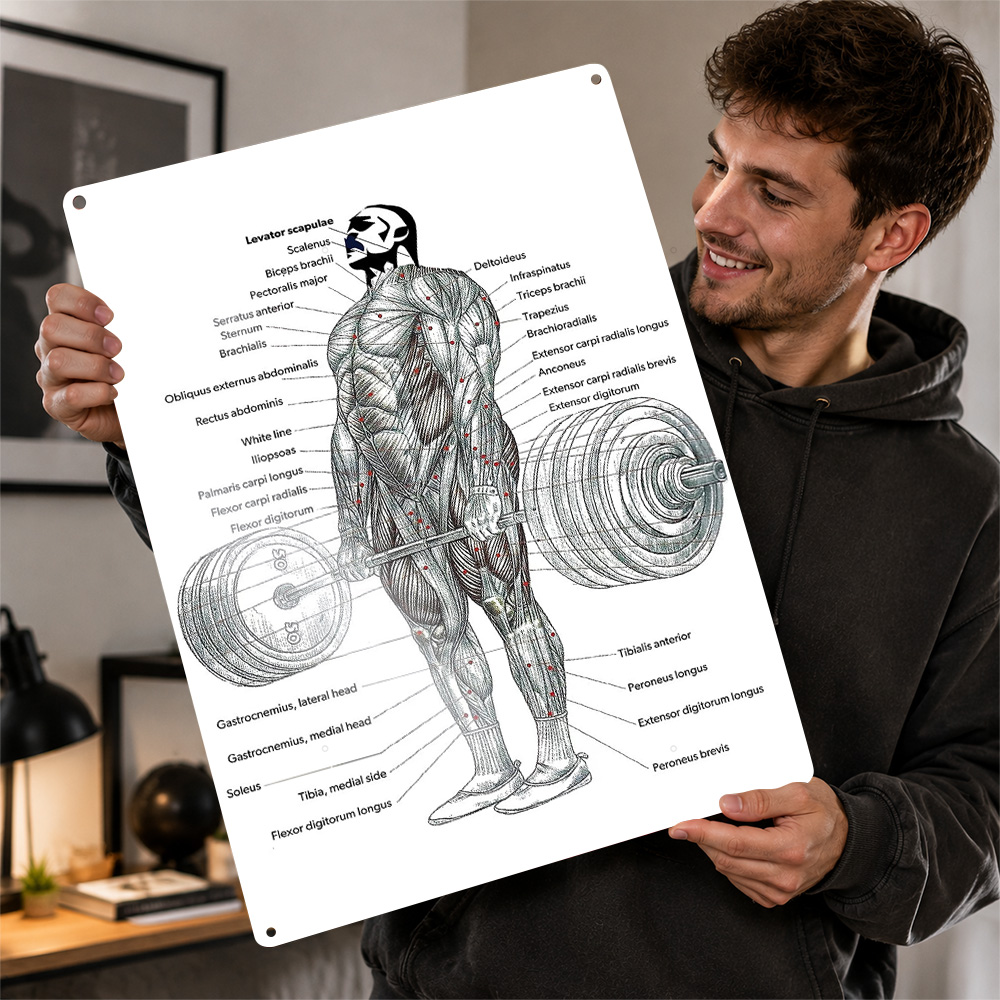 Deadlift Muskelanatomie-Diagra – 3D Printing Diagram Bewertung und Preis