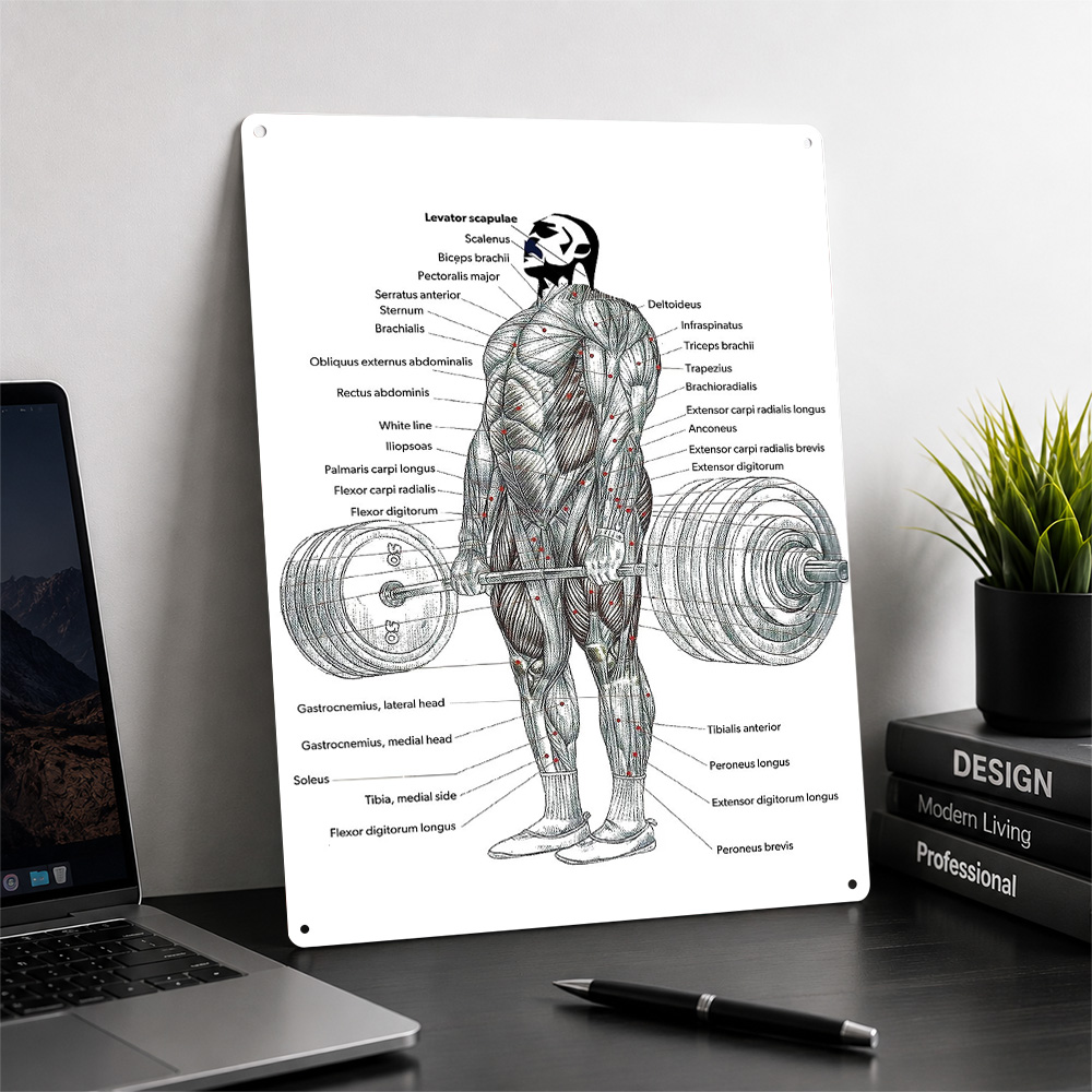 Deadlift Muskelanatomie-Diagra – 3D Printing Diagram Bewertung und Preis