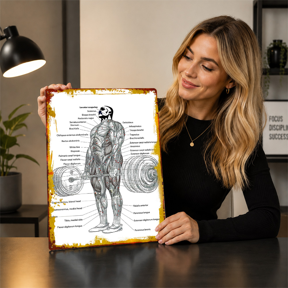 Deadlift Muskelanatomie-Diagra – 3D Printing Diagram Bewertung und Preis
