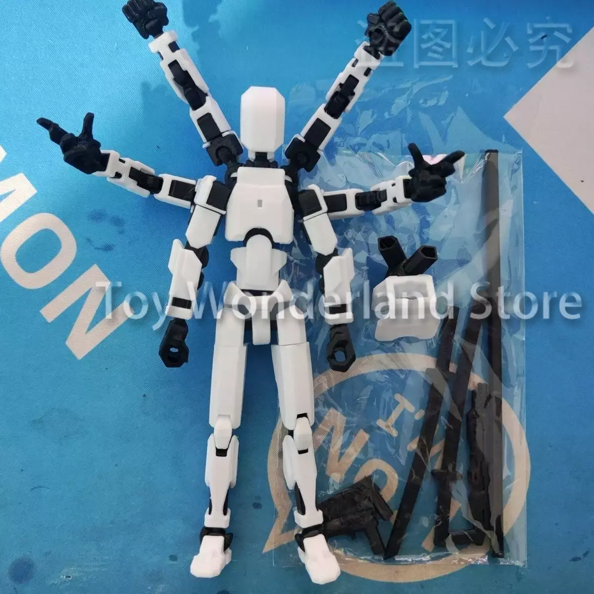 17 cm sechs Arme 3D-gedruckte  – 3D Printing Robot Arm Bewertung und Preis
